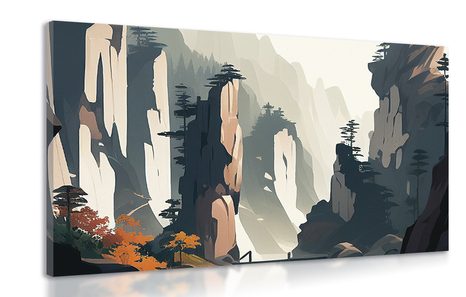 OBRAZ HORA TIANZI V ČÍNĚ - OBRAZY HORY - OBRAZY