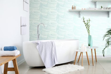 SAMOLEPÍCÍ TAPETA JEMNÁ MODRÁ ABSTRAKCE - SAMOLEPÍCÍ TAPETY - TAPETY