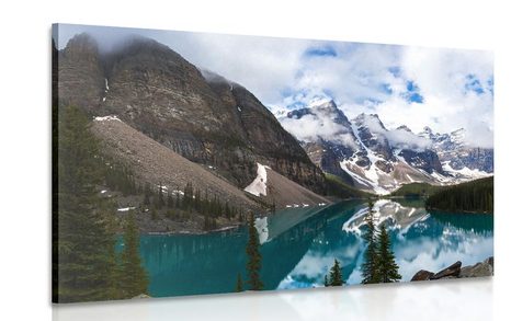 CANVAS PRINT BEAUTIFUL MOUNTAIN LANDSCAPE - PICTURES OF NATURE AND LANDSCAPE - PICTURES