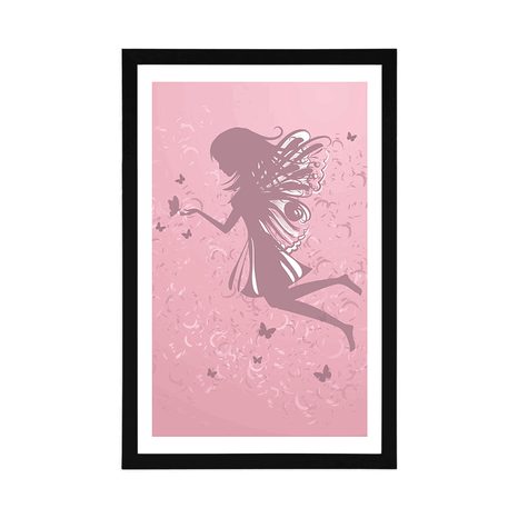 PLAKAT S PASPARTUJEM LJUBEZNIVA VILA - PRAVLJIČNA BITJA - PLAKATI