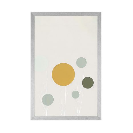 POSZTER MINIMALISTÁK FÁK KÖRÖKKEL. - BOTANIKUS - POSZTEREK