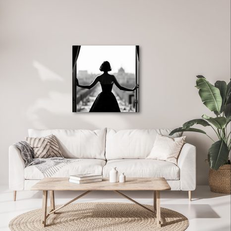 OBRAZ KOUZLO ČERNOBÍLÉ ELEGANCE - OBRAZY ŽENY - OBRAZY
