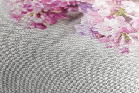 OBRAZ NÁDHERNÉ KVĚTINY NA MRAMOROVÉM PODKLADU - OBRAZY KVĚTŮ - OBRAZY