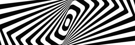 WANDBILD SCHWARZ-WEISSE ILLUSION - SCHWARZ-WEISSE BILDER - BILDER