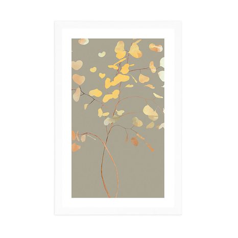 POSTER MIT PASSEPARTOUT ZAUBER DES ZWEIGES - MOTIVE AUS UNSERER WERKSTATT - POSTER