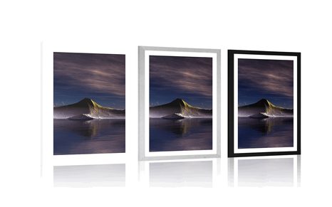 POSTER – MONTAGNE FUTURISTICHE - UNIVERSO E STELLE - POSTER