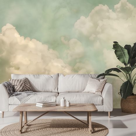 TAPETA NJEŽNI PASTELNI OBLACI - TAPETE PRIRODA - TAPETE