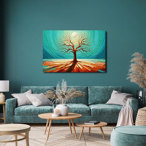 OBRAZ STROM ŽIVOTA POD SLUNCEM - OBRAZY STROMY ŽIVOTA - OBRAZY