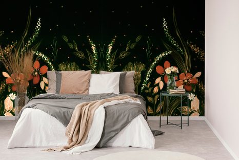 SAMOLEPÍCÍ TAPETA KVĚTINOVÝ ORNAMENT - SAMOLEPÍCÍ TAPETY - TAPETY