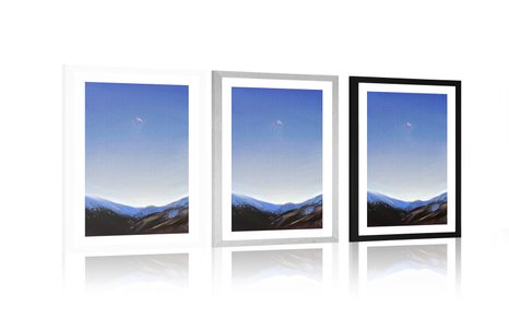 PLAKÁT S PASPARTOU OKOUZLUJÍCÍ PŘÍRODA - MOTIVY Z NAŠÍ DÍLNY - PLAKÁTY