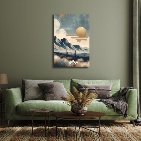 OBRAZ POUŠŤ POD ZLATÝM SLUNCEM - OBRAZY PŘÍRODY A KRAJINY - OBRAZY