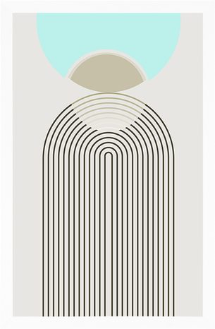 PLAKAT MAVRICA PRIHODNOSTI MID-CENTURY - MOTIVI IZ NAŠE DELAVNICE - PLAKATI