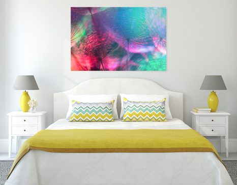 КАРТИНА НА ПЛАТНО – ГЛУХАРЧЕ В ПАСТЕЛНИ ЦВЕТОВЕ - КАРТИНИ С ЦВЕТЯ - КАРТИНИ