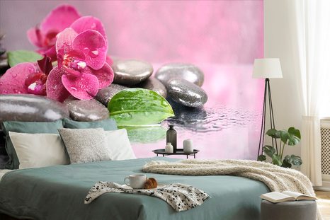 SAMOLEPÍCÍ FOTOTAPETA ORCHIDEJ S NÁDECHEM RELAXU - TAPETY FENG SHUI - TAPETY