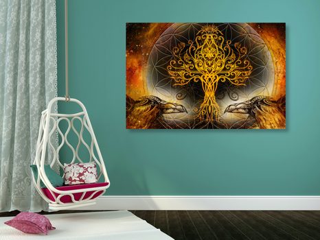 ΕΙΚΌΝΑ ΚΟΡΆΚΙΑ ΚΑΙ ΔΈΝΤΡΟ ΤΗΣ ΖΩΉΣ - OBRAZY STROMY ŽIVOTA - ΠΊΝΑΚΕΣ