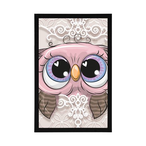 PLAKÁT ROZTOMILÁ SOVIČKA - ZVÍŘÁTKA - PLAKÁTY