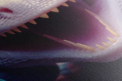 STAMPA SU TELA – SERPENTE CON CUFFIE - QUADRI DI ANIMALI DA FESTA CON LE CUFFIE - STAMPE E QUADRI