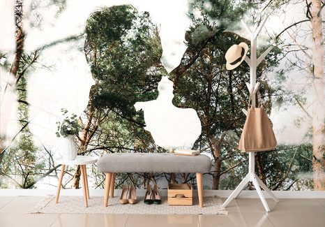 CARTA DA PARATI – FORMA DELL'AMORE - CARTA DA PARATI PERSONE E CELEBRITÀ - CARTA DA PARATI