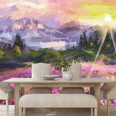 SELF ADHESIVE WALLPAPER LANDSCAPE OIL PAINTING - SELF-ADHESIVE WALLPAPERS - WALLPAPERS