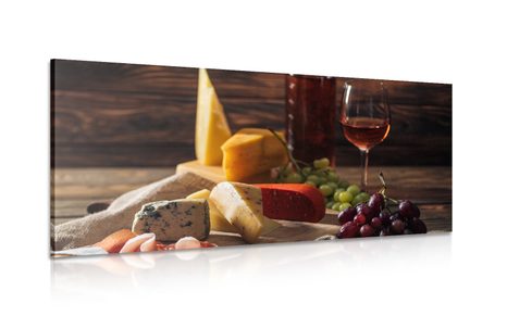 QUADRO DI APERITIVO SU UN PIATTO - QUADRI DI CIBI E BEVANDE - QUADRI