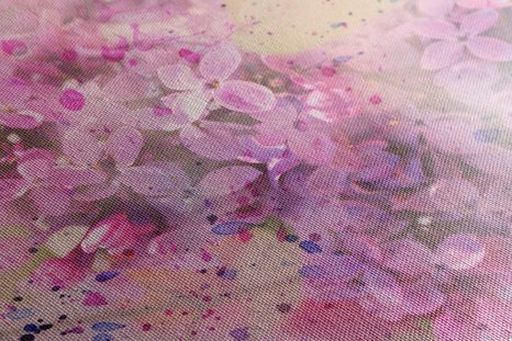 TABLOU CRENGUȚĂ DE FLORI ROZ - TABLOU FLORI - TABLOURI