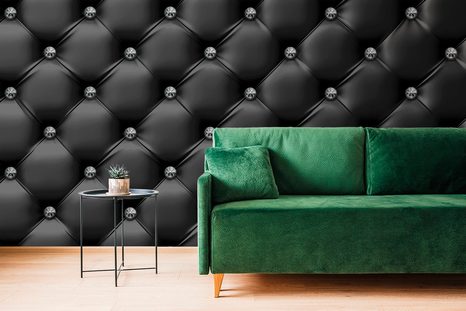 TAPETE STILVOLLES IMPERIUM - TAPETEN MIT LEDEROPTIK - TAPETEN