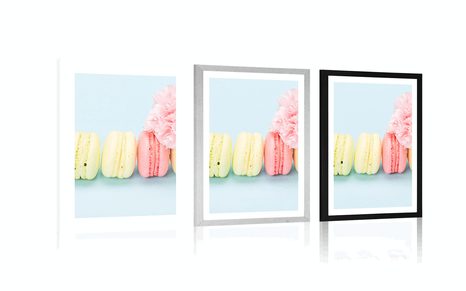 POSTER – GUSTOSI MACARONS - CON MOTIVO CUCINA - POSTER