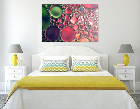 OBRAZ ABSTRAKCYJNE KROPLE OLEJU - OBRAZY ABSTRAKCYJNE - OBRAZY