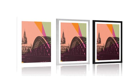 POSTER – ILLUSTRAZIONE DIGITALE DI COLONIA - POP ART - POSTER