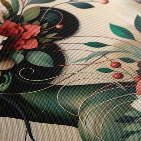 WANDBILD BLUMEN-GÖTTIN - WANDBILDER FRAUEN - BILDER