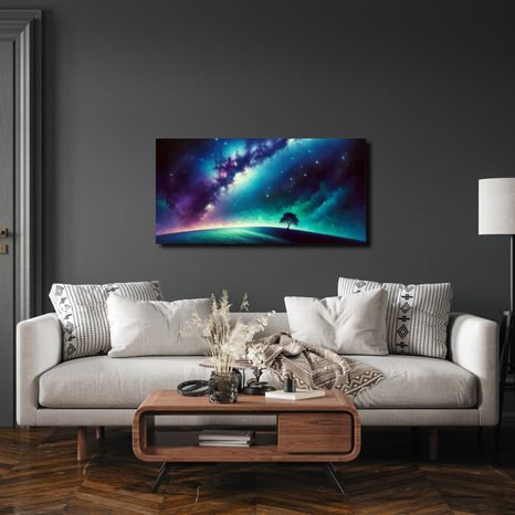 OBRAZ OSAMĚLÝ STROM ŽIVOTA V KRAJINĚ - OBRAZY STROMY ŽIVOTA - OBRAZY