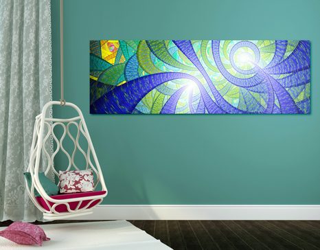 OBRAZ FRAKTÁLNÍ ABSTRAKCE - ABSTRAKTNÍ OBRAZY - OBRAZY