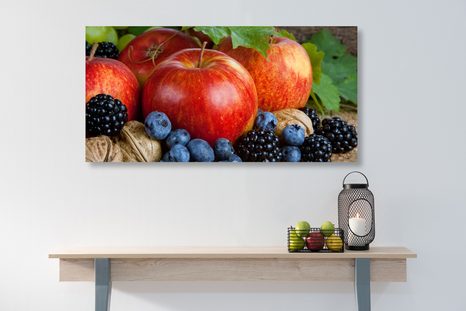 WANDBILD HERBSTERNTE - BILDER VON ESSEN UND GETRÄNKEN - BILDER