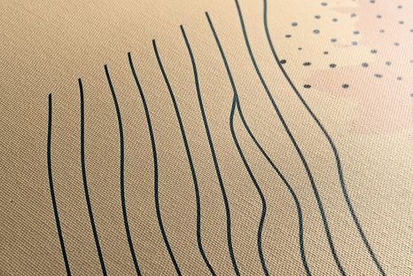 TABLOU MODELE MODERNE PEACH FUZZ - TABLOURI FORME ABSTRACTE - TABLOURI