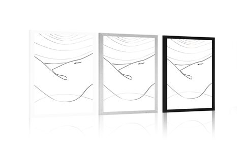 PLAGÁT LÍNIA ŽENSKÉHO TELA - MOTÍVY Z NAŠEJ DIELNE - PLAGÁTY