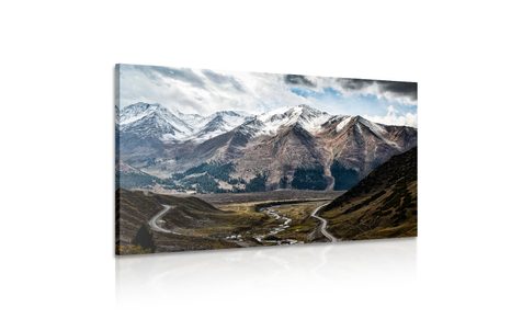 SLIKA ČUDOVITA GORSKA PANORAMA - SLIKE NARAVE IN POKRAJINE - SLIKE