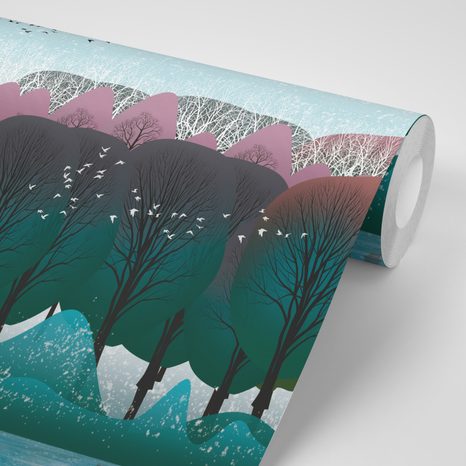 SAMOLEPÍCÍ TAPETA MODERNÍ PROVEDENÍ DŽUNGLE - SAMOLEPÍCÍ TAPETY - TAPETY