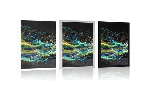 POSTER – ASTRAZIONE MODERNA E COLORATA - ASTRATTO E MODELLATO - POSTER