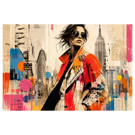 OBRAZ MESTSKÁ MÓDA V NEW YORKU - OBRAZY ŽENY - OBRAZY