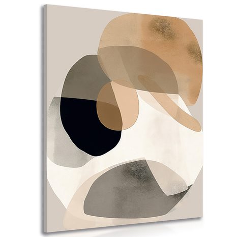 CANVAS PRINT ABSTRACT SHAPES NO2 - PICTURES OF ABSTRACT SHAPES - PICTURES