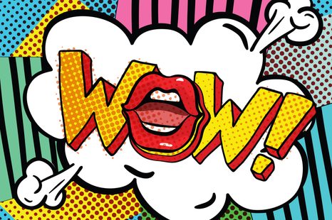 OBRAZ V POP ART STYLU - WOW! - POP ART OBRAZY - OBRAZY