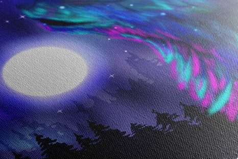 OBRAZ VLČÍ MĚSÍC - OBRAZY ZVÍŘAT - OBRAZY