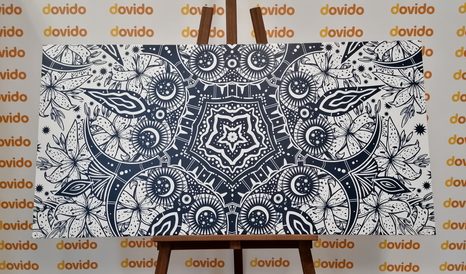 OBRAZ ORNAMENT DIVOKÉ LILIE - OBRAZY FENG SHUI - OBRAZY