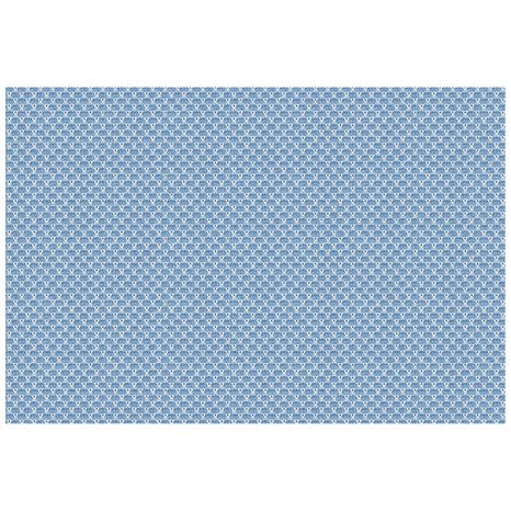 TAPETA MODRÉ GEOMETRICKÉ VZORY - VZOROVANÉ TAPETY - TAPETY