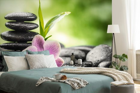 FOTOTAPETA MEDITAČNÍ ZEN KOMPOZICE - TAPETY FENG SHUI - TAPETY