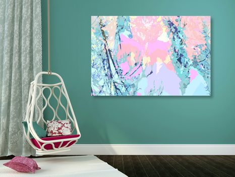 OBRAZ ABSTRAKCIA STROMOV - OBRAZY LES - OBRAZY