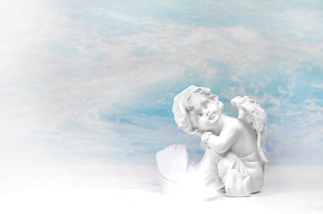 SAMOLEPÍCÍ FOTOTAPETA ZASNĚNÝ ANDÍLEK - SAMOLEPÍCÍ TAPETY - TAPETY