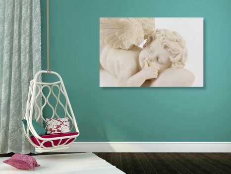 TABLOU ÎNGERAȘ DORMIND - TABLOURI CU ÎNGERI - TABLOURI