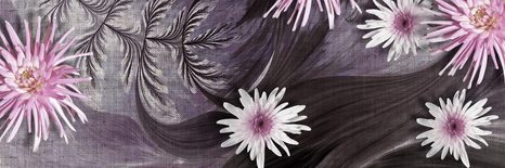 OBRAZ KWIATY NA PIĘKNYM TLE - OBRAZY KWIATÓW - OBRAZY