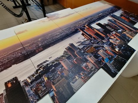 КАРТИНИ ОТ 5 ЧАСТИ – ПАНОРАМА НА НЮ ЙОРК - 5-ЧАСТИЧНИ КАРТИНИ - 🔥 ТОТАЛНА РАЗПРОДАЖБА 🔥